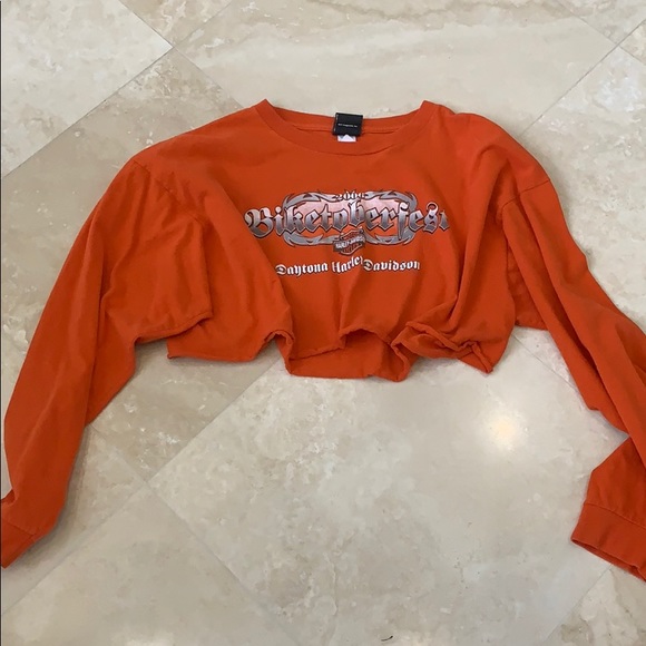Harley-Davidson Tops - Harley cropped shirt Harley-Davidson Tops - Harley cropped shirt